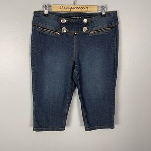 Y2k Drama Gold Capris